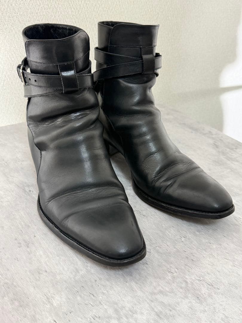 サンローランパリ エディ期 ワイアットジョッパーブーツ 41 レザーブーツ