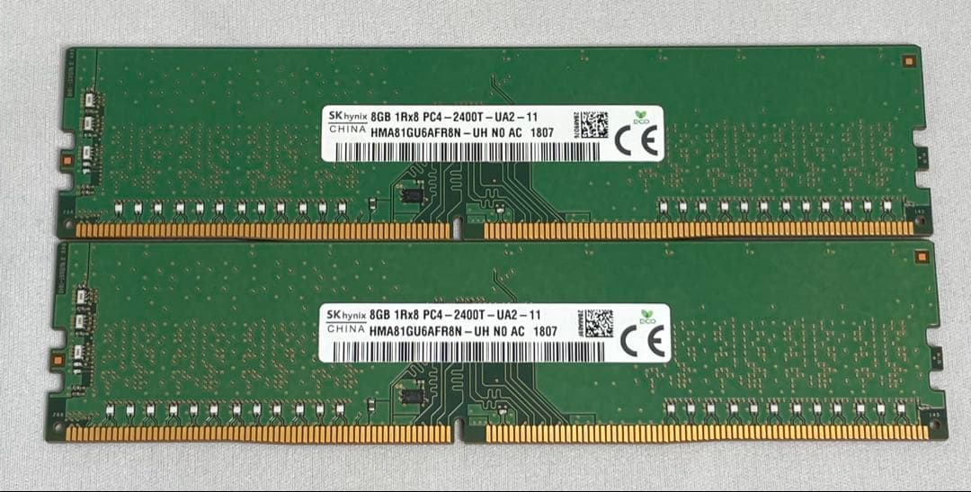 SK Hynix 16GB (8GBx2)DDR4 メモリ ￼ HMA84G