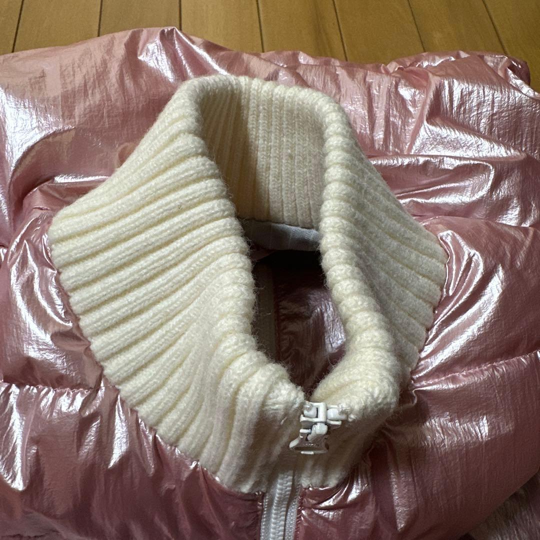 【新品】archivio ピンク ダウンベスト ベルト付き レディース