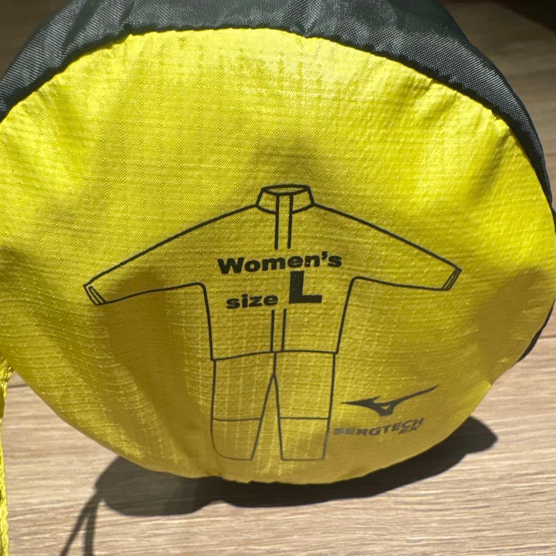 ミズノBergtech 女性用レインコート Lサイズ
