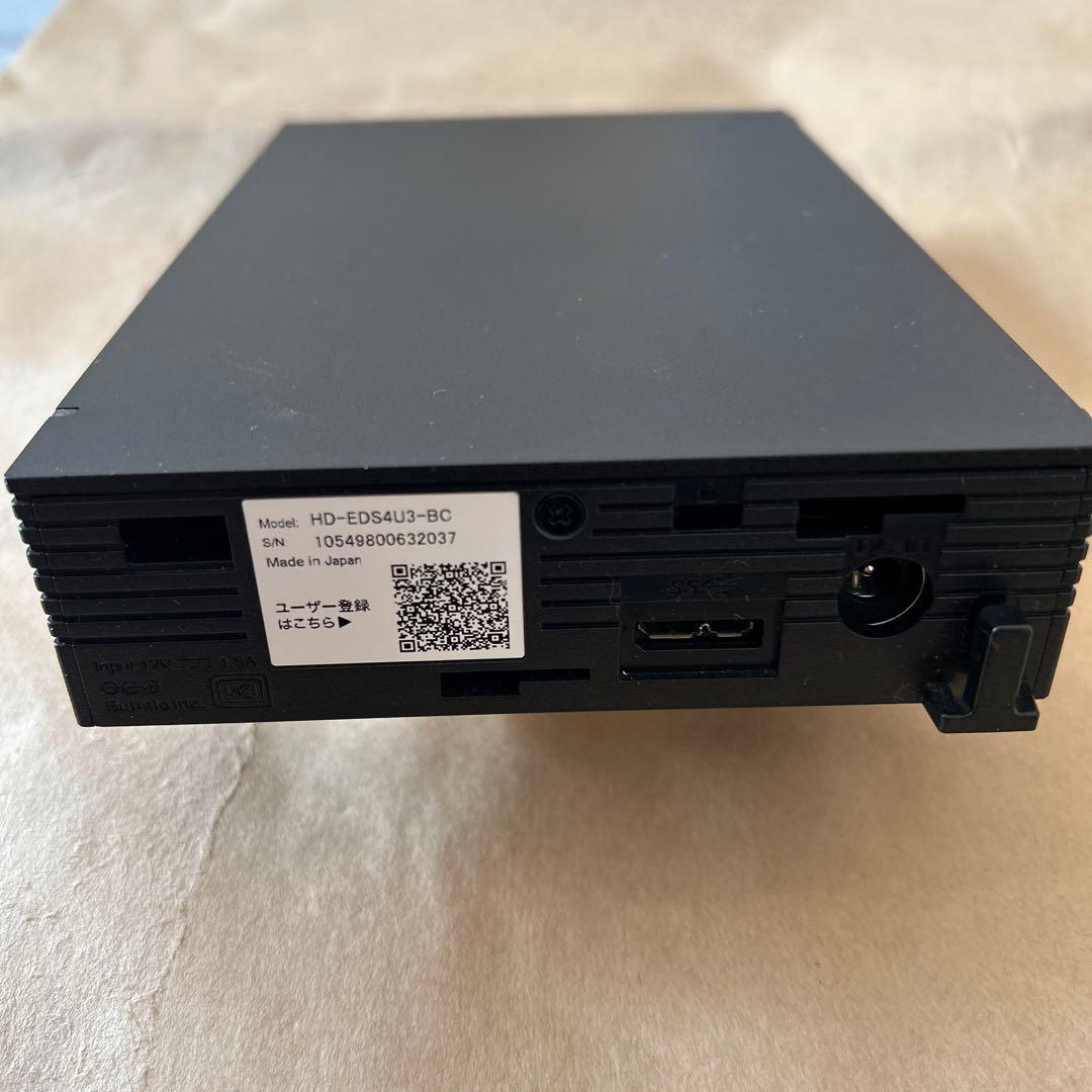 バッファロー製　外付けHDD(4TB)