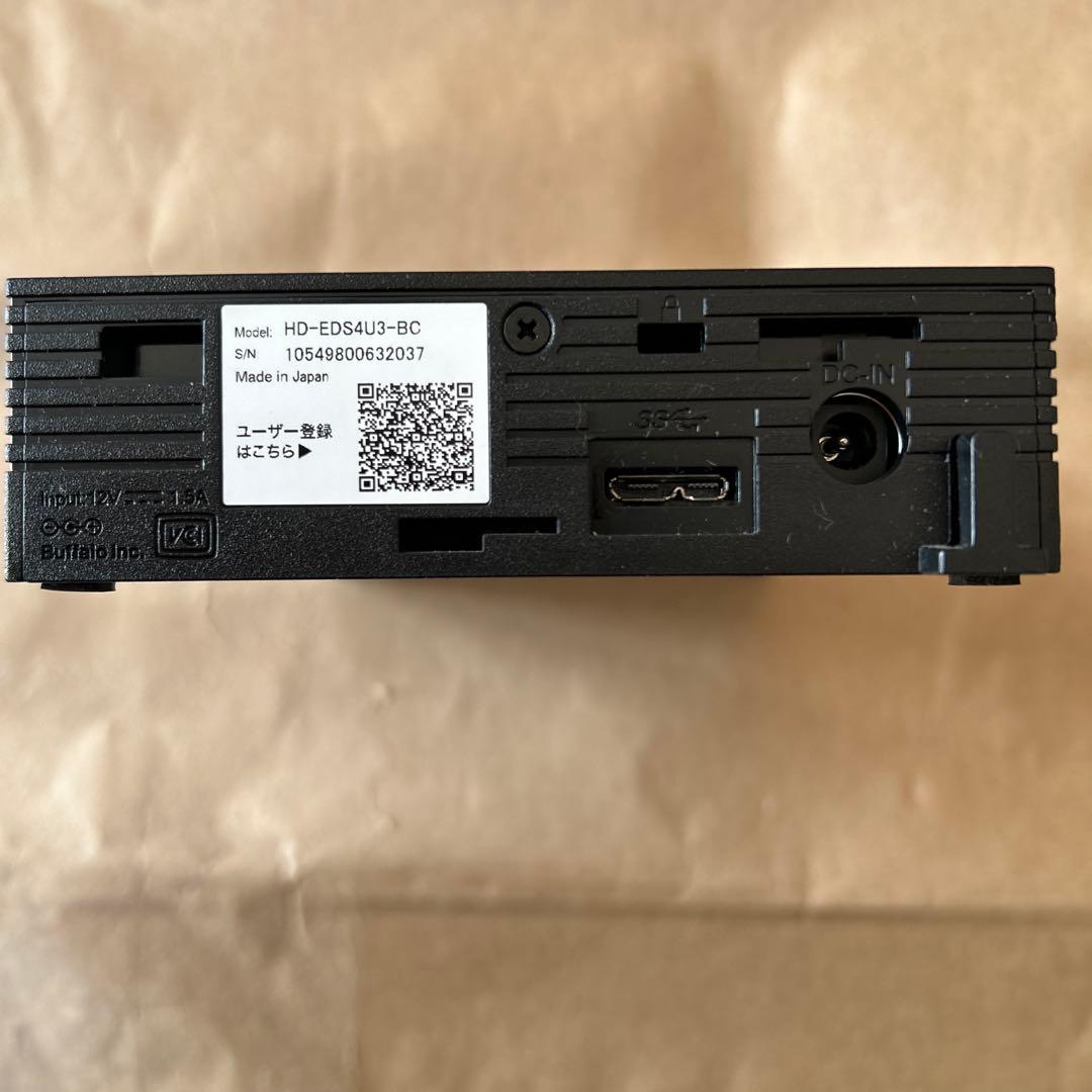 バッファロー製　外付けHDD(4TB)