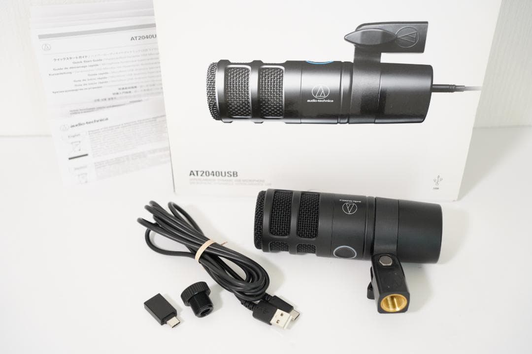 中古】audio-technica AT2040USB ダイナミックUSBマイク