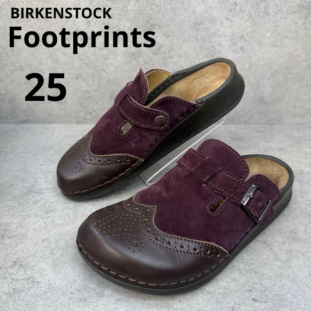 未使用級！BIRKENSTOCK フットプリンツ　ピカデリー　レザーサボサンダル