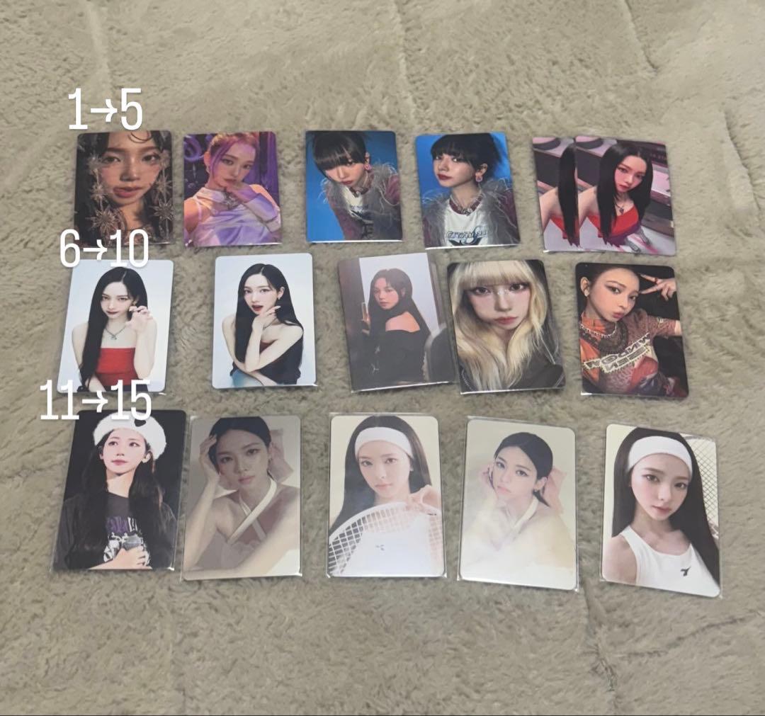 aespa カリナ　トレカ　まとめ売り　バラ売り可