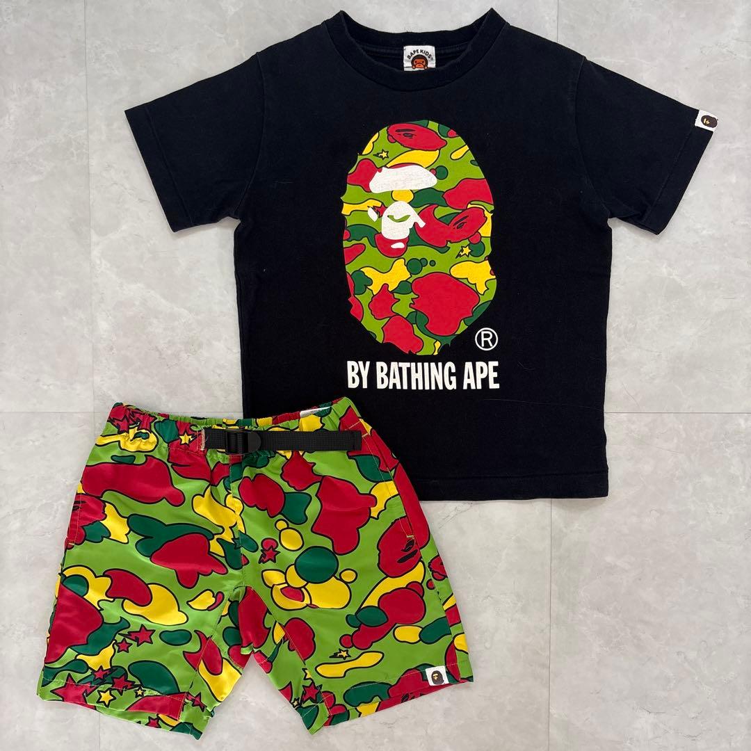 BAPE KIDS Tシャツ ショーツセット