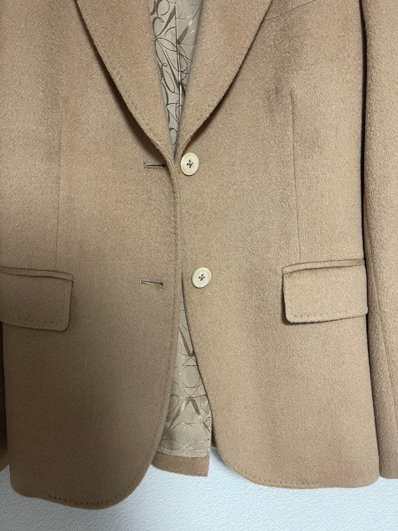 ブルックスブラザーズ レディースセットアップ　ロロピアーナ　キャメル高級生地