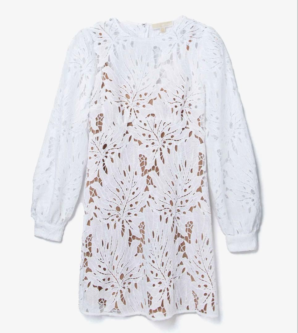 マイケルコース　MICHAEL KORS ホワイトレースワンピース サイズ2