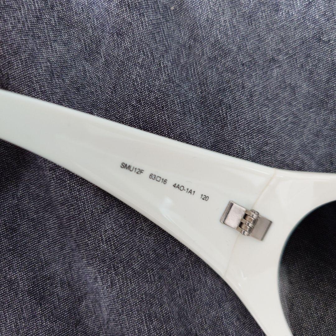 レア　miumiuオーバーサイズ　サングラス　白