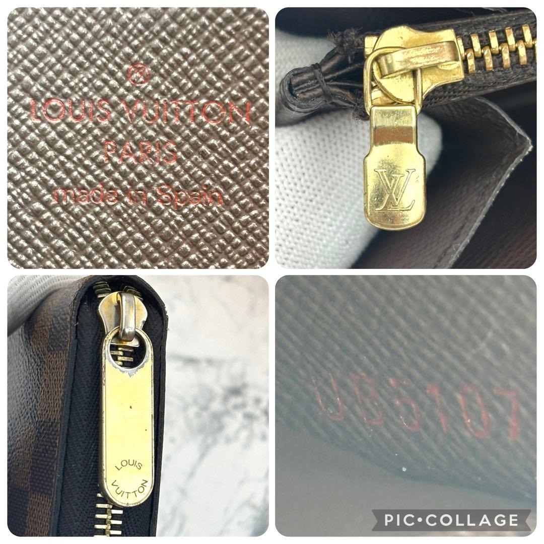 【新型モデル】 ルイヴィトン ダミエ ジッピーウォレット 長財布