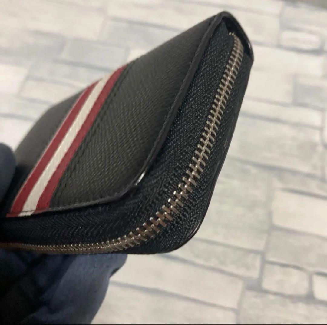 BALLY バリー ミニウォレット ケース 小銭入れ レザー ブラック