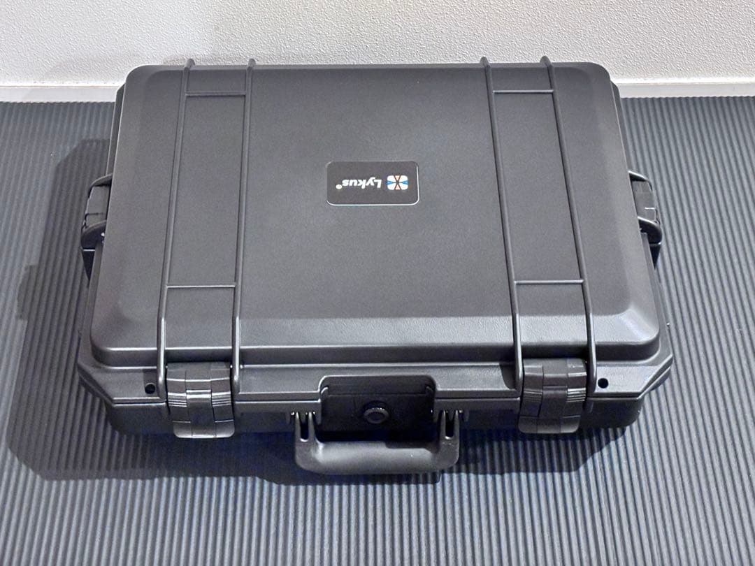 新品 Lykus HC-4610 防水ハードケース 格子状カットスポンジ内蔵