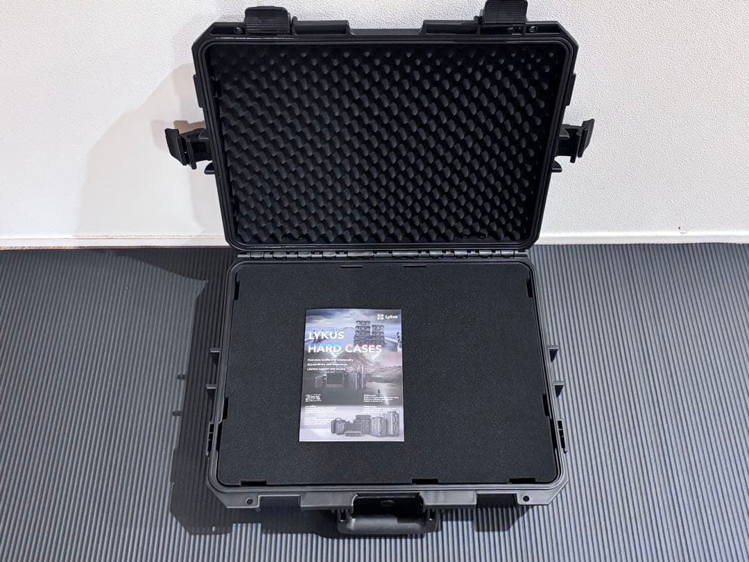 新品 Lykus HC-4610 防水ハードケース 格子状カットスポンジ内蔵