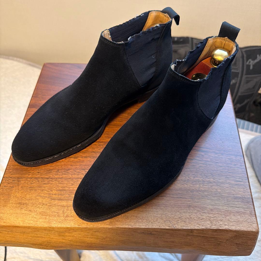 CROCKETT＆JONES CRANFORD3 6.5E ブラック サイドゴア