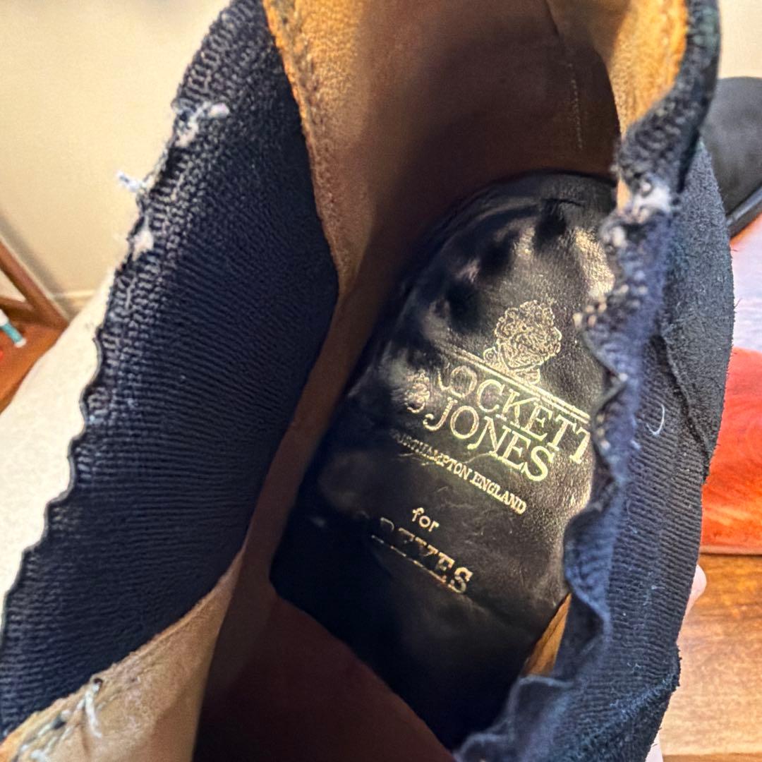 CROCKETT＆JONES CRANFORD3 6.5E ブラック サイドゴア