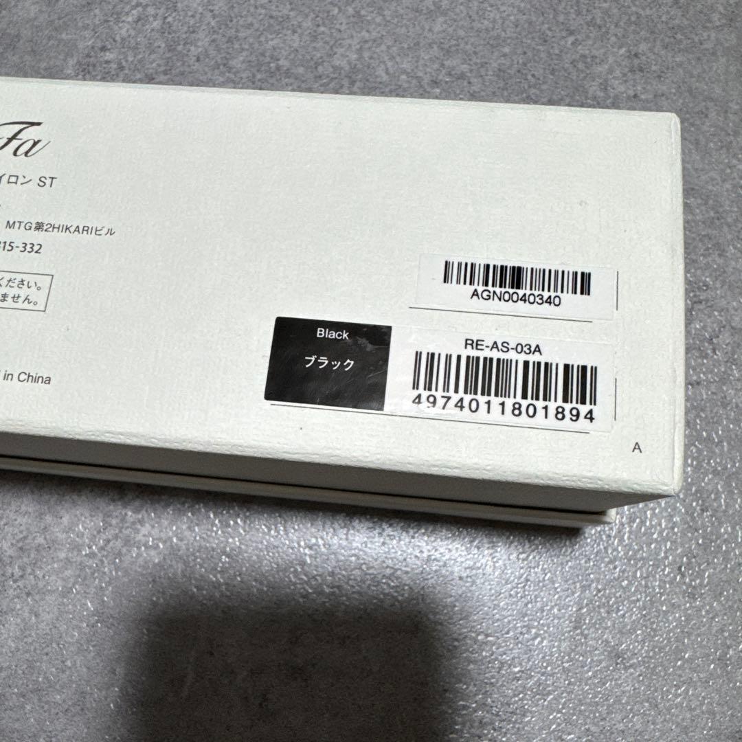 ReFa ストレートアイロン RE-AS-03A ブラック