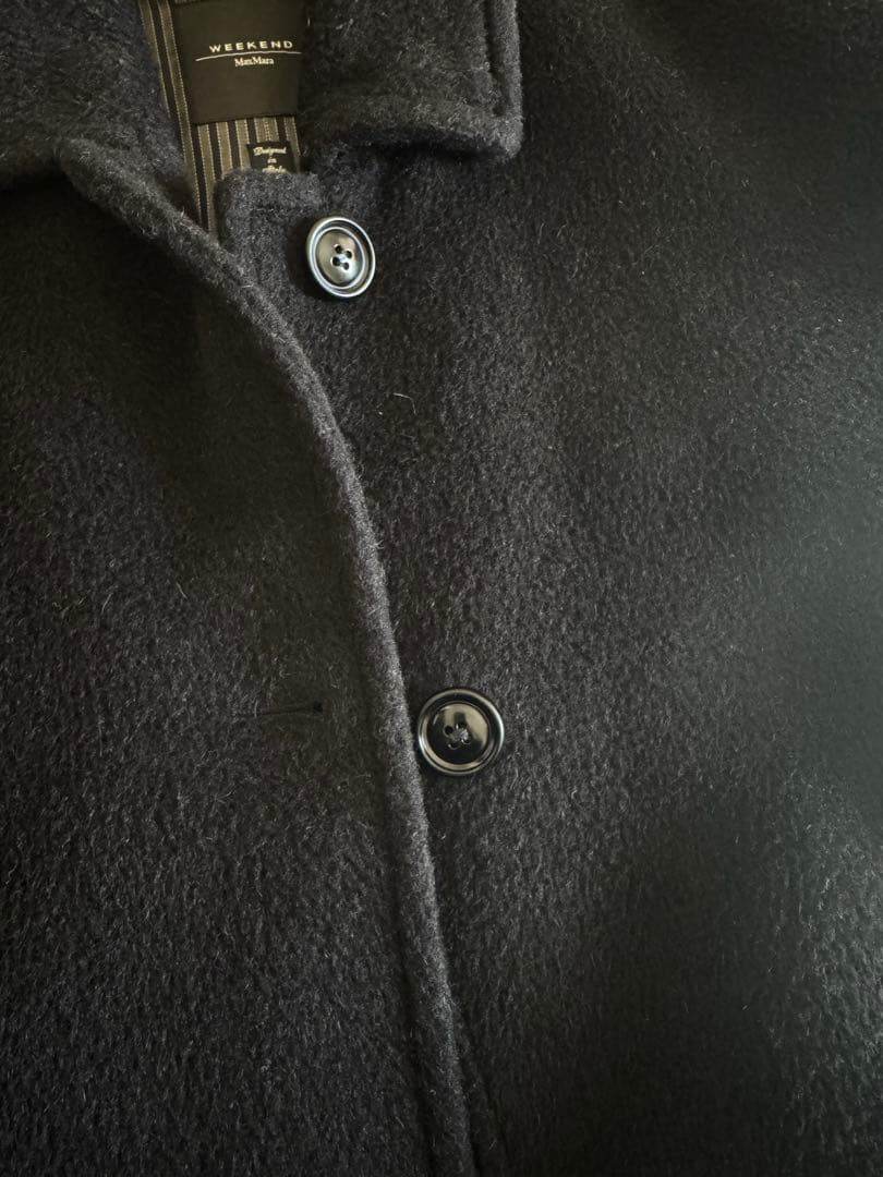 WEEKEND Max Mara 黒　ウールコート