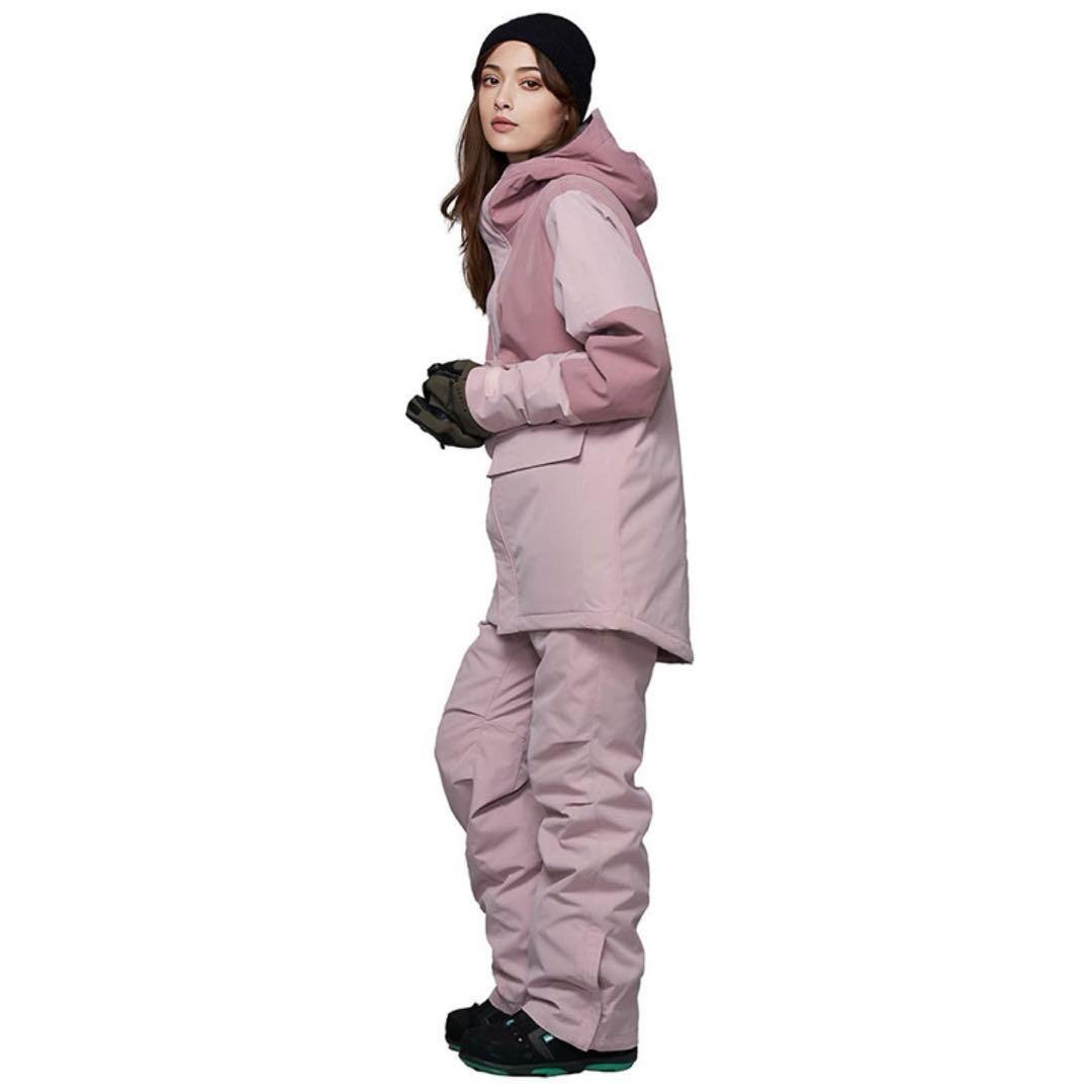 スノーボードウェア 上下セット 女性用 ピンク