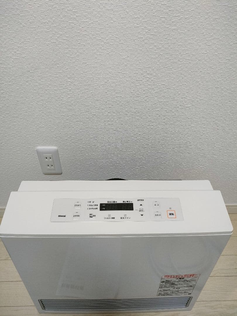 美品　リンナイ　ガスファンヒーター　RC-U5801E 2021年製　都市ガス