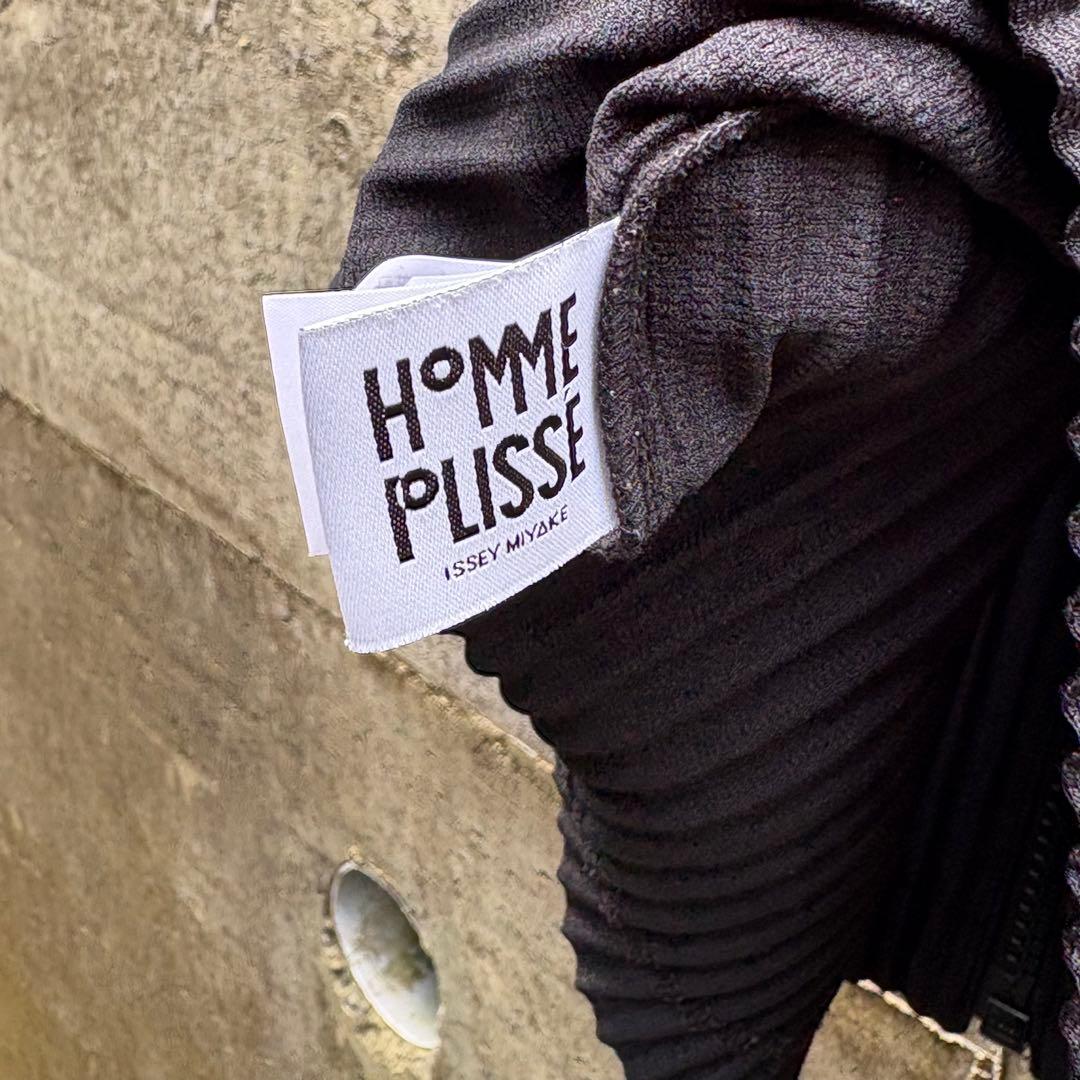 homme plisse issey miyake オムプリッセ ベスト 黒