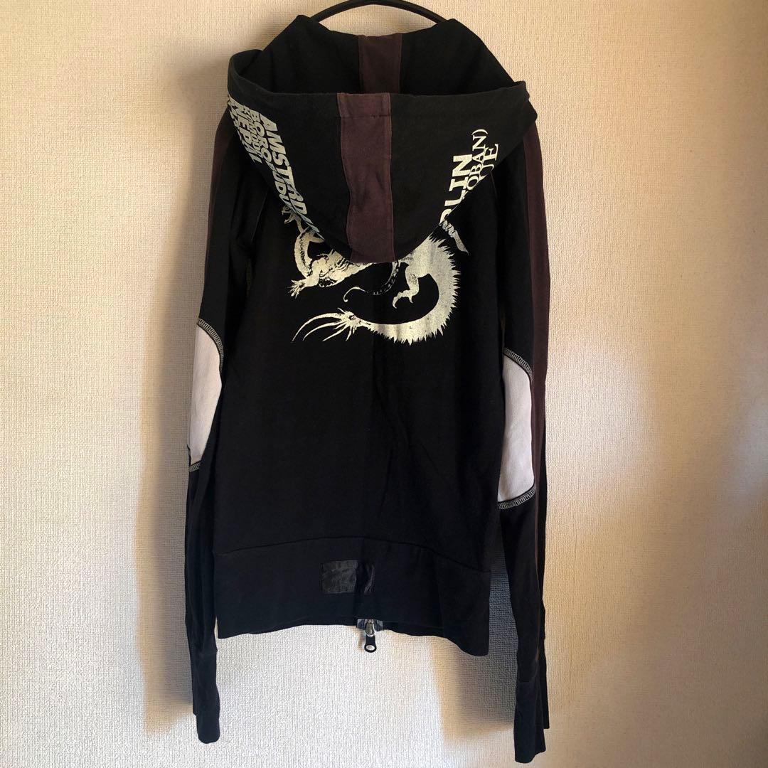 LGB黒パーカー　レディースsize1