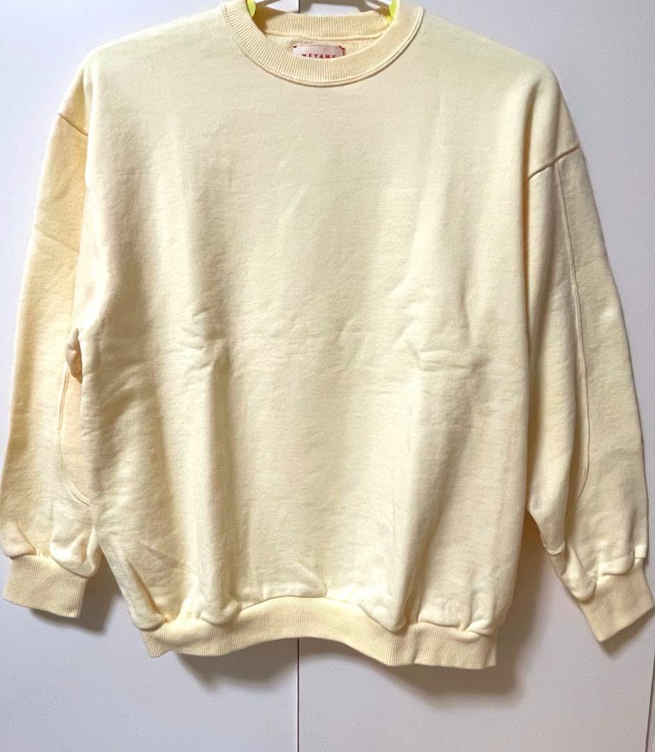 MEYAME☆今期新品未使用SWITCHING PATTERN SWEAT