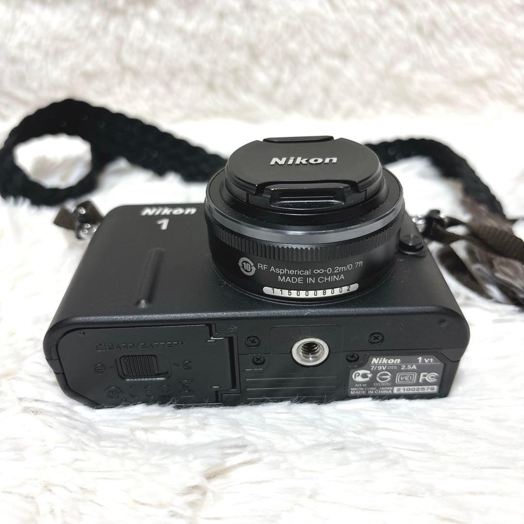 【極希少】Nikon1 V1 ブラック 標準レンズキット