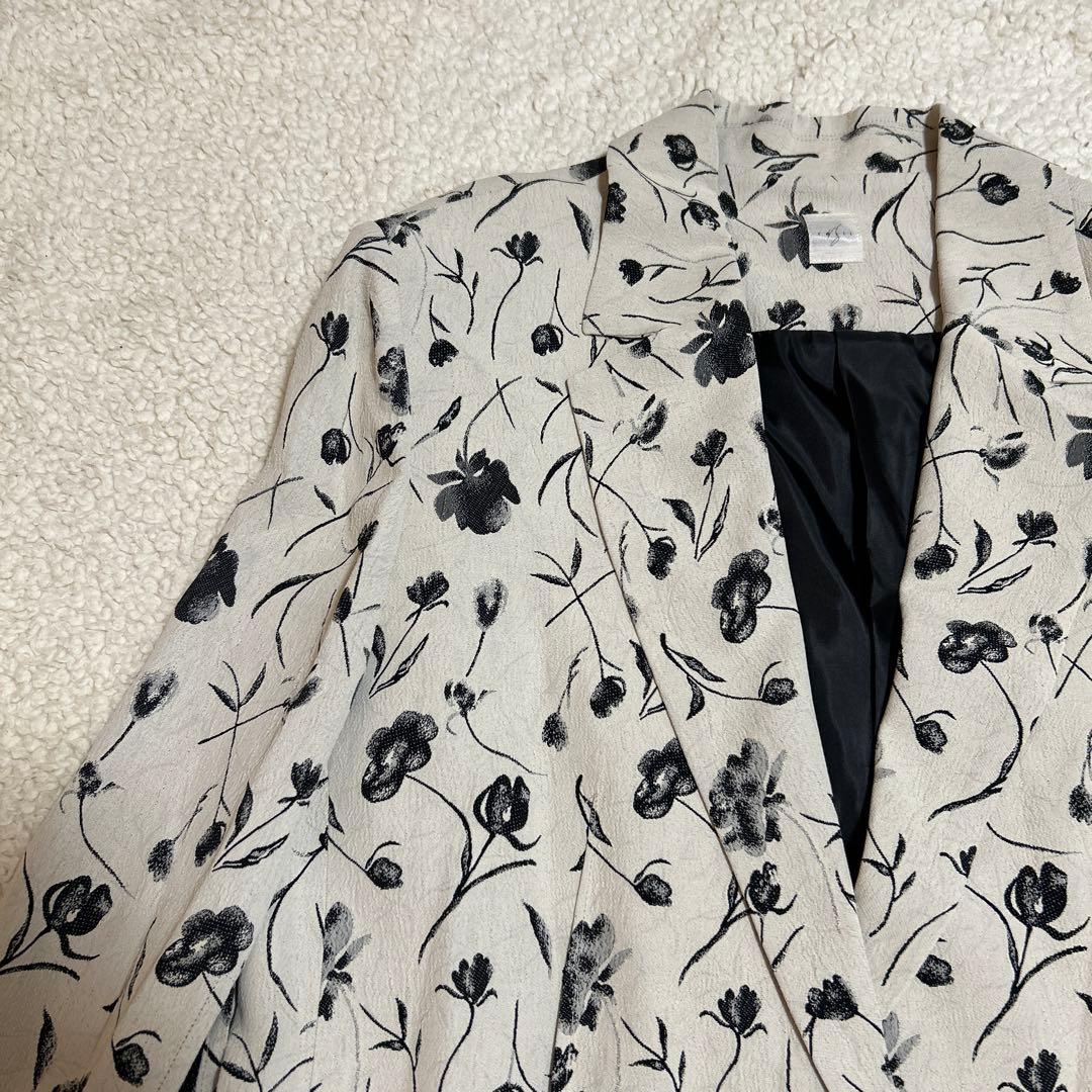 未使用　resil レジル　ヤマダヤ　桐生　ジャケット　花柄　日本製　9号