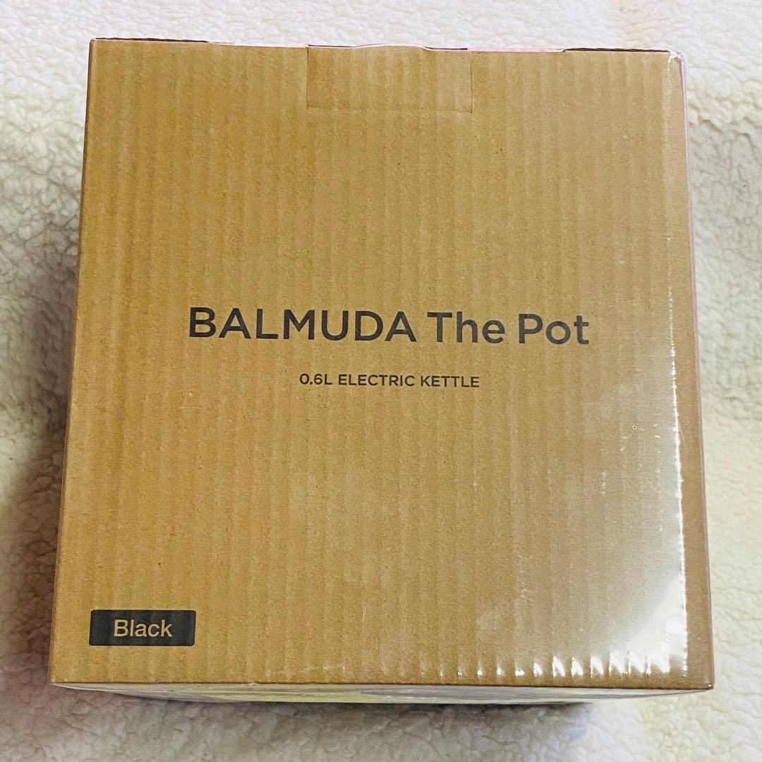 新品未開封 BALMUDA K07A-BK BLACK ザ・ポッド　ブラック