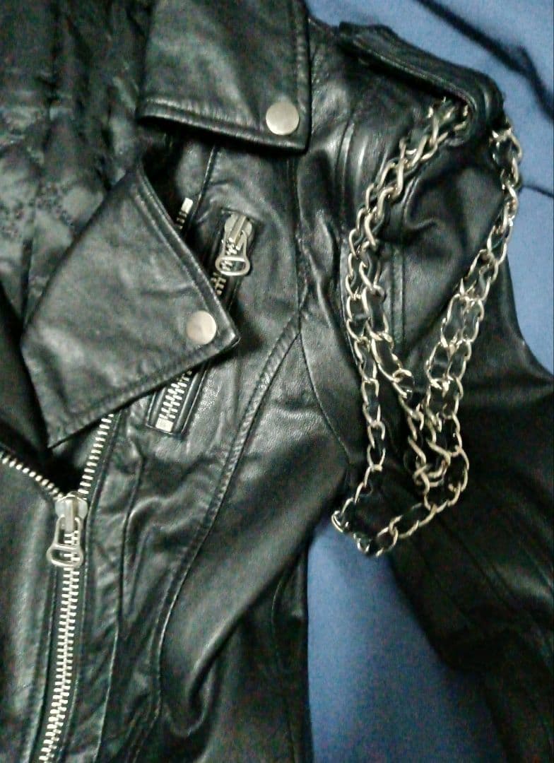 r*y様 バルマンタイプパワーショルダーレザージャケット