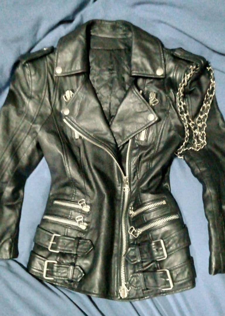 r*y様 バルマンタイプパワーショルダーレザージャケット