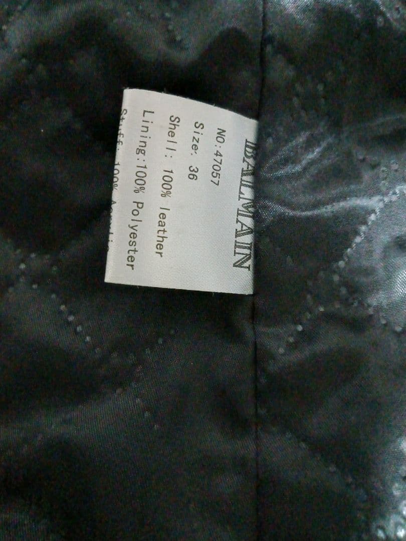 r*y様 バルマンタイプパワーショルダーレザージャケット