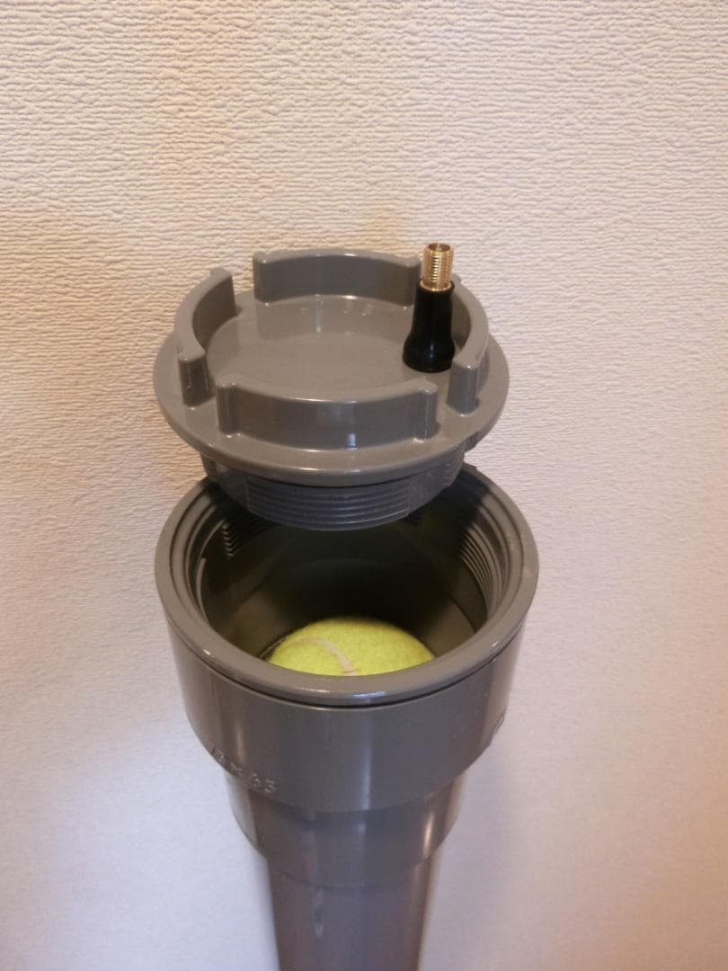 ４本版 テニスボール圧力保持器 加圧容器（計６４球収納）