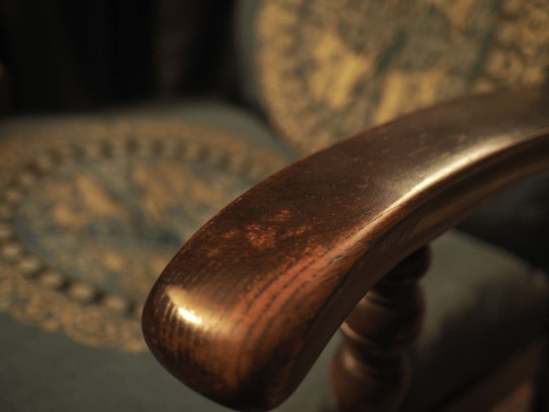 【値引中】“飛騨産業”キツツキアーム1pソファA