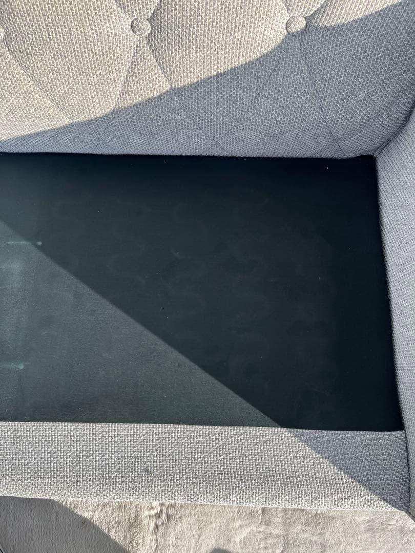 カリモク60 3P ロビーチェア　ミストグレー中古品