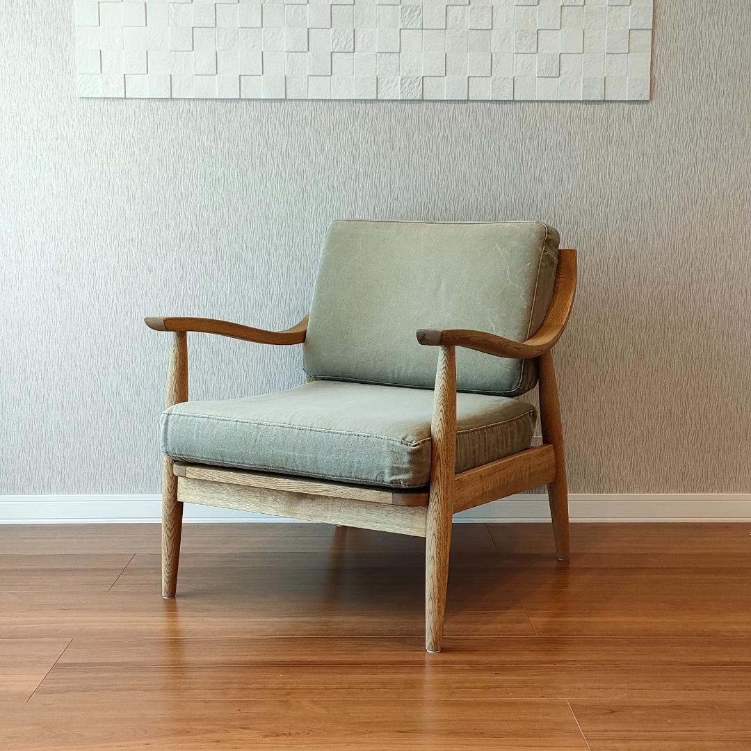 関家具　ヴィンテージ　アームチェア　アルネ　ラウンジチェア②