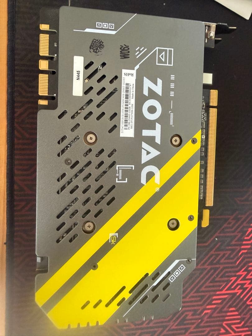 グラフィックボード・グラボ・ビデオカード ZOTAC GEFORCE GTX1070MINI8GB 256BITGDDR5