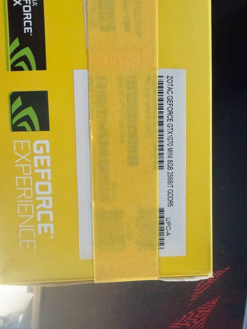 グラフィックボード・グラボ・ビデオカード ZOTAC GEFORCE GTX1070MINI8GB 256BITGDDR5