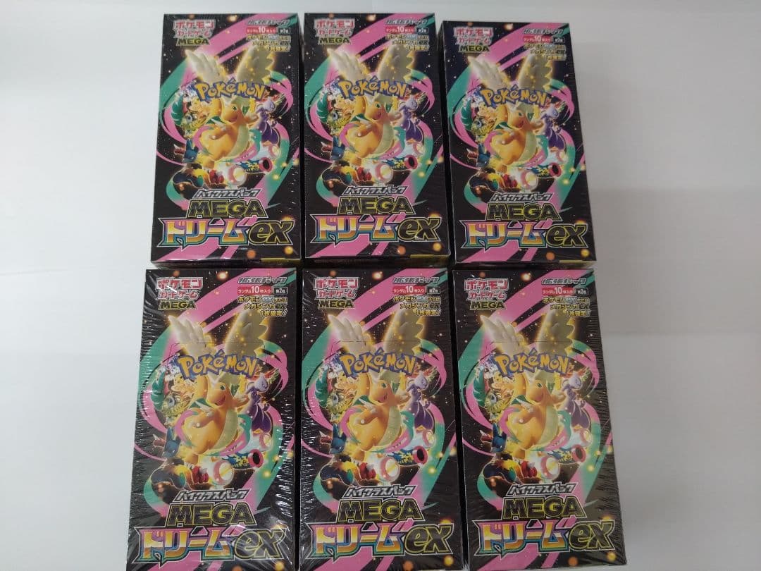 ポケモンカードゲーム MEGA ハイクラスパック MEGAドリームex 6BOX