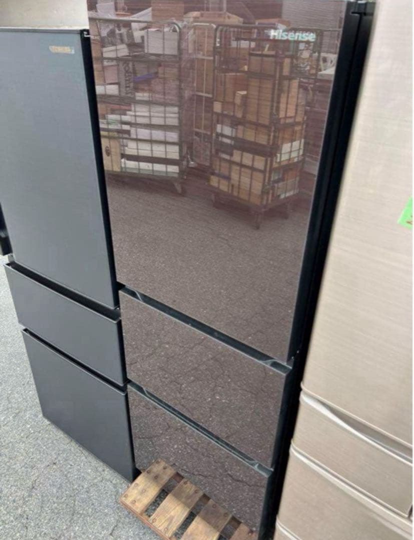 2018年式 282L Hisense 3ドア冷蔵庫 HR-G2801BR