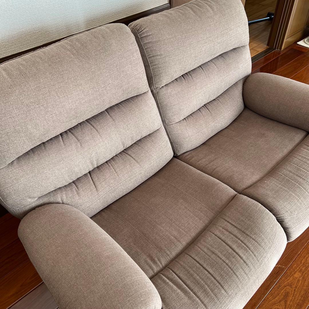 【引き取り限定　茨城県藤代駅】　ニトリ　電動　二人掛けソファー　ビリーバー3