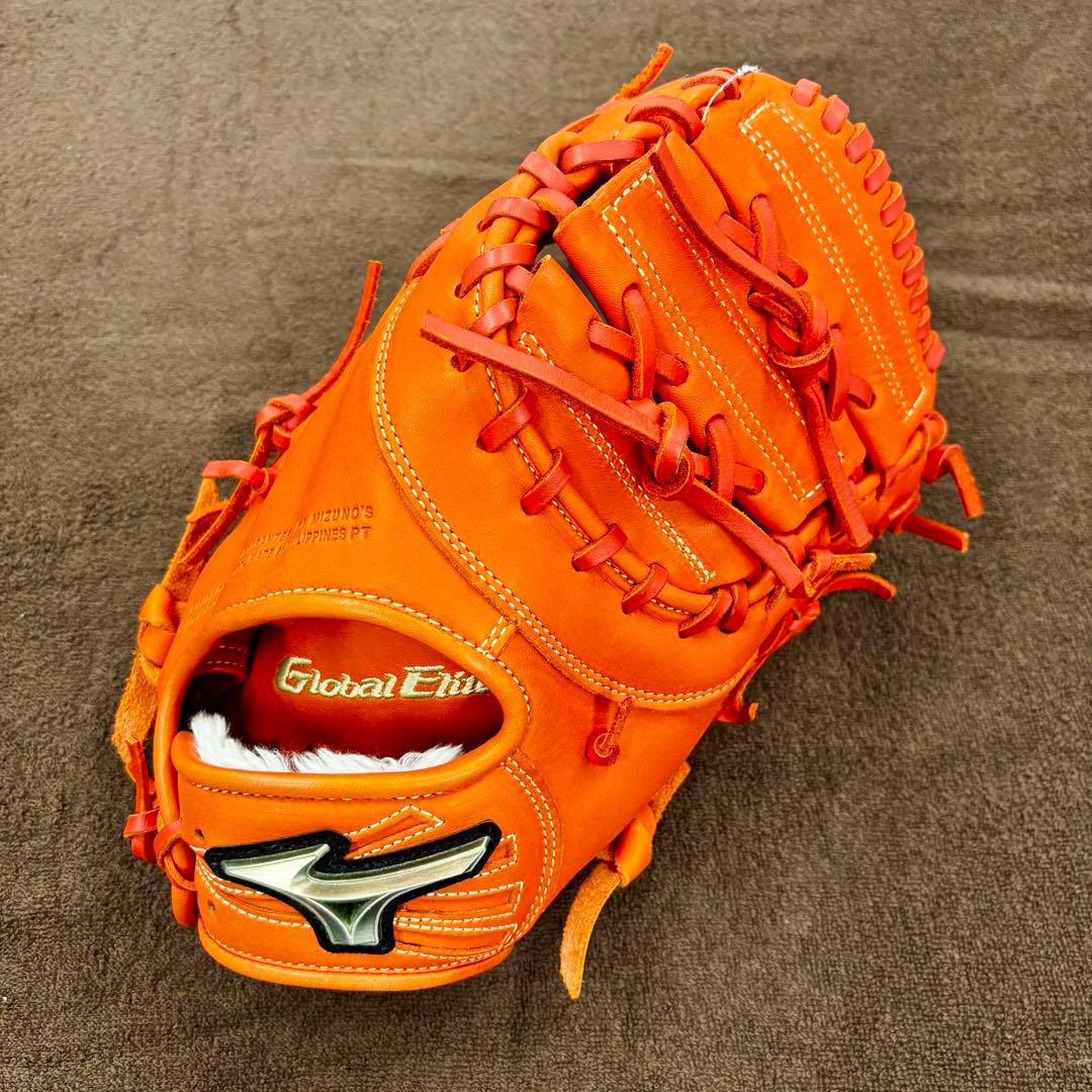ギ*き様 新品 ミズノ ファースト用ミット 少年軟式用 RG グローバルエリート