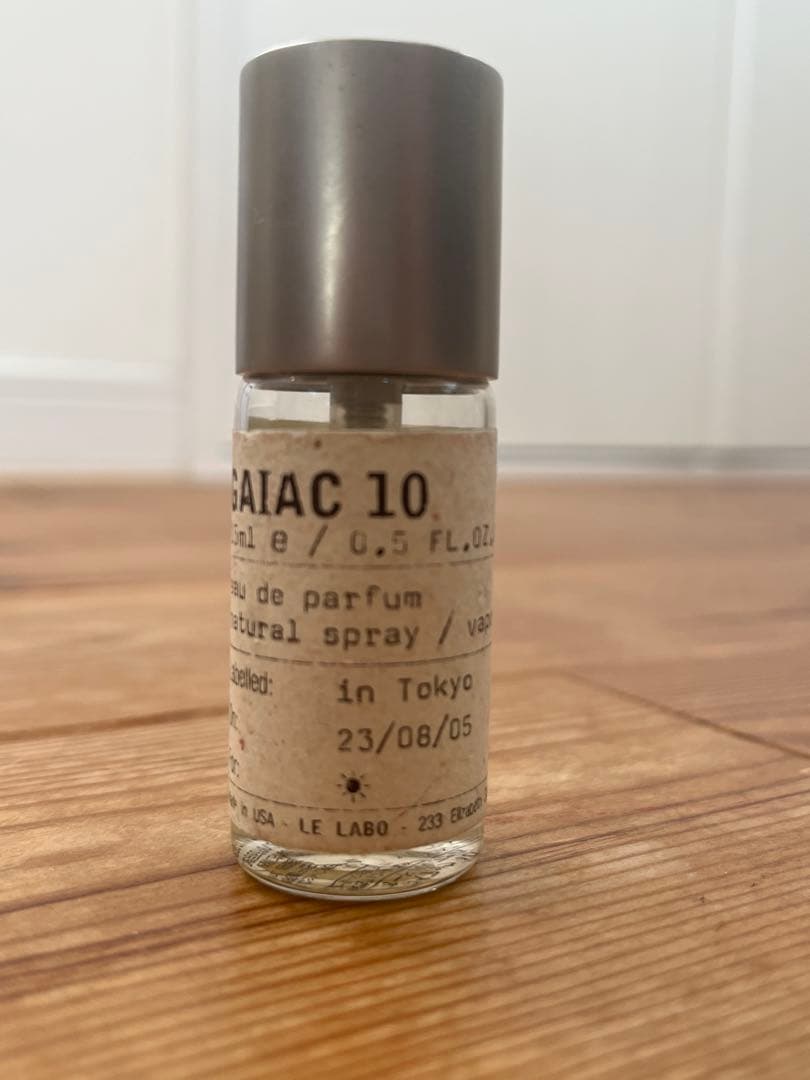 LE LABO GAIAC 10 オードパルファム 15ml 残量４割程度