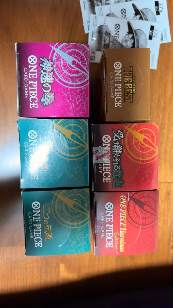 ワンピースカードゲーム　6BOXセット　おまけ付き