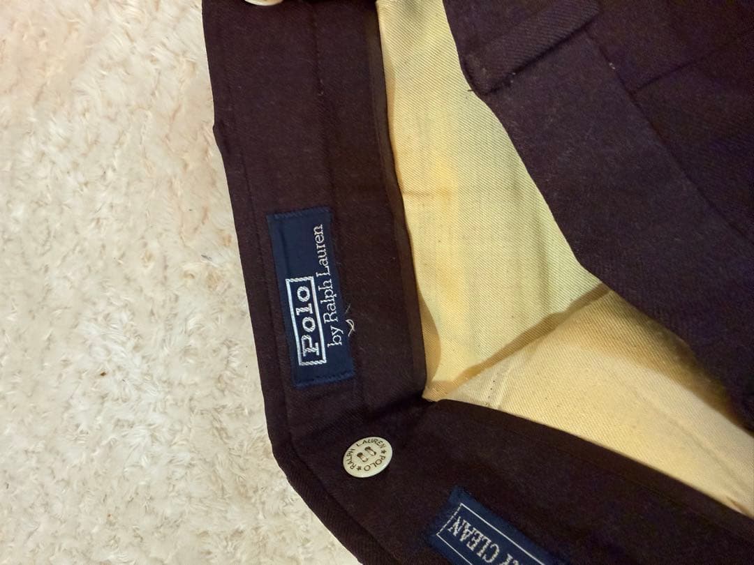 Polo by Ralph Lauren ダークブラウン スラックス