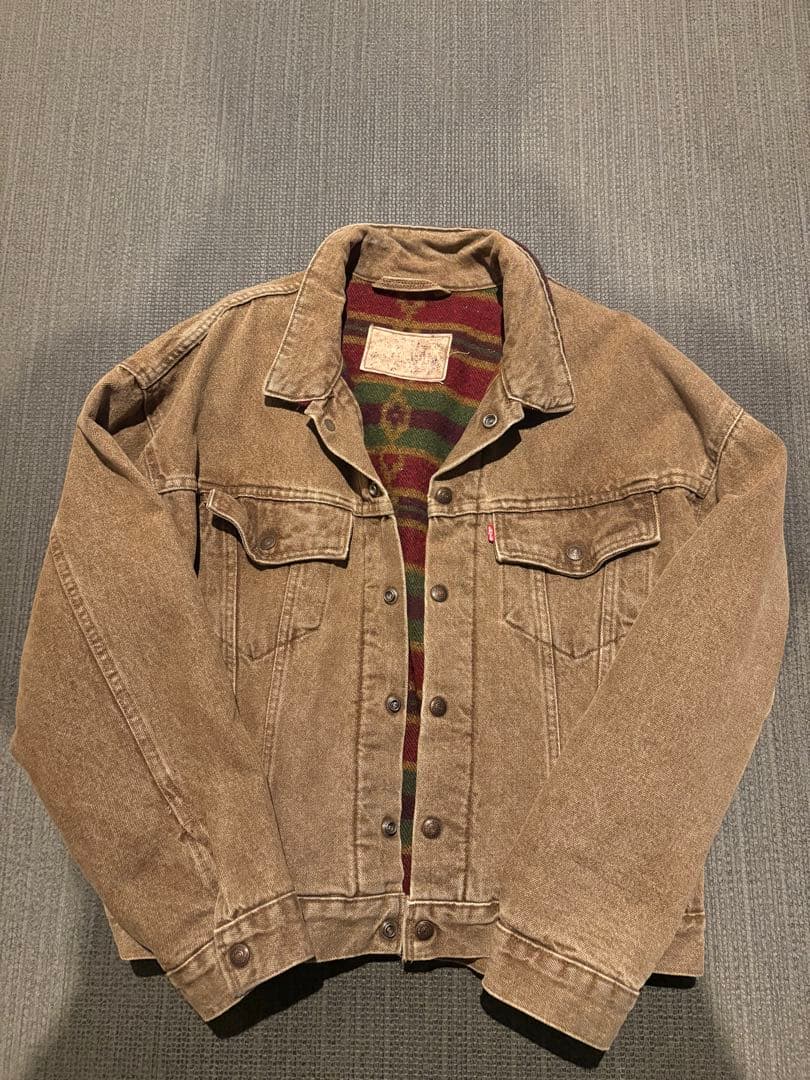 90sLevi's ブラウンデニムジャケット