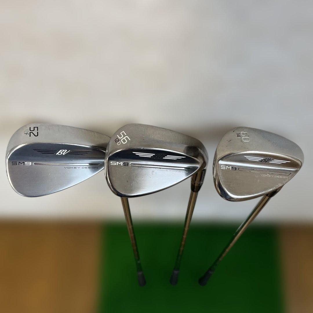タイトリスト　vokey SM9 ウェッジ 52度 56度 60度 セット