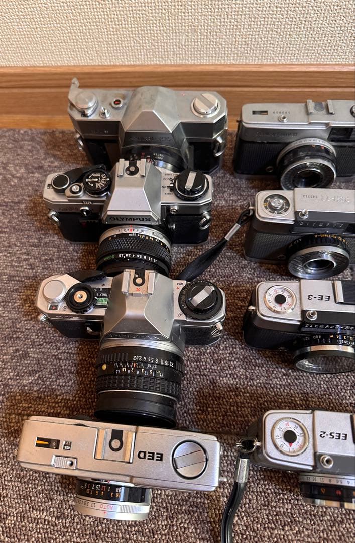 OLYMPUS MAXELL PANASONicフィルムカメラ ジャンク　まとめ