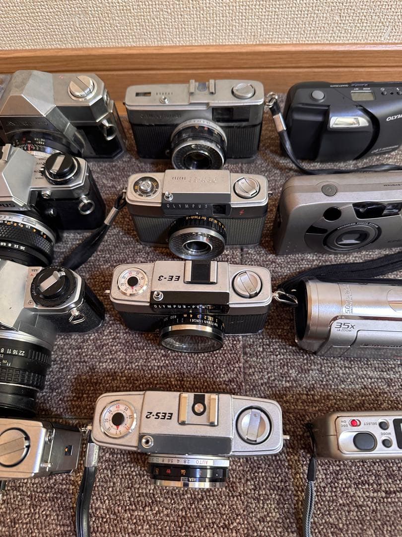 OLYMPUS MAXELL PANASONicフィルムカメラ ジャンク　まとめ