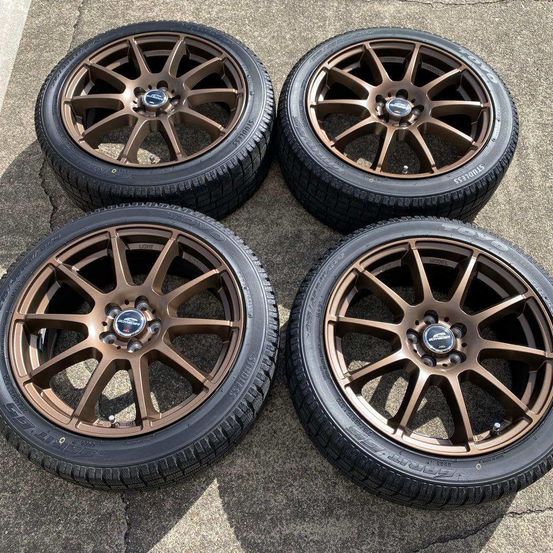 ◇中古溝有りトーヨー215/45R17スタッドレスセット 86、カローラスポーツ